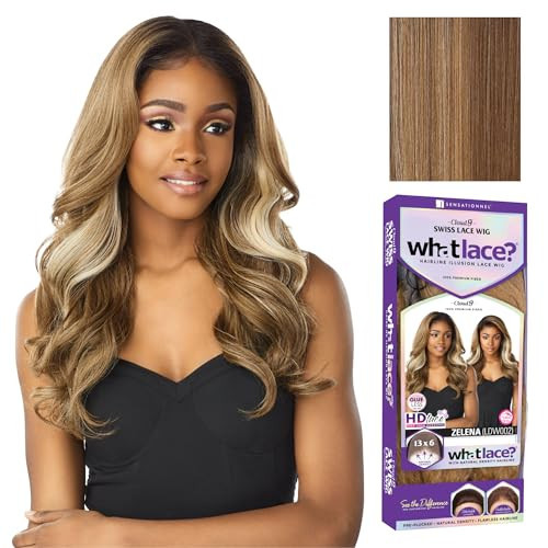 Sensationnel What Lace 13X6 Wigs - Zelena Lacefrontal Hand Tied Glueless Synthetic With Natural Density Preplucked Hairline (FLAMBOYAGEBLONDE) | Amazon (US)