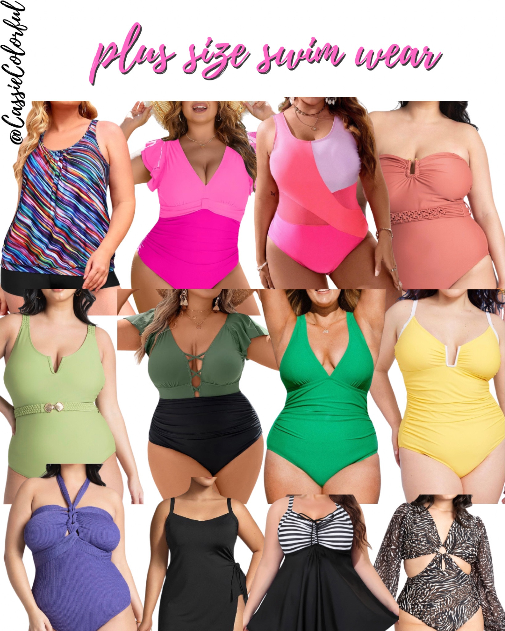 Warm weather is around the corner! Here are some gorgeous and flattering plus size swim suits!

Plus size swim wear 
Plus size bathing suit 
Plus size vacation outfit 
Plus size summer outfit 

#LTKSeasonal #LTKplussize #LTKswim