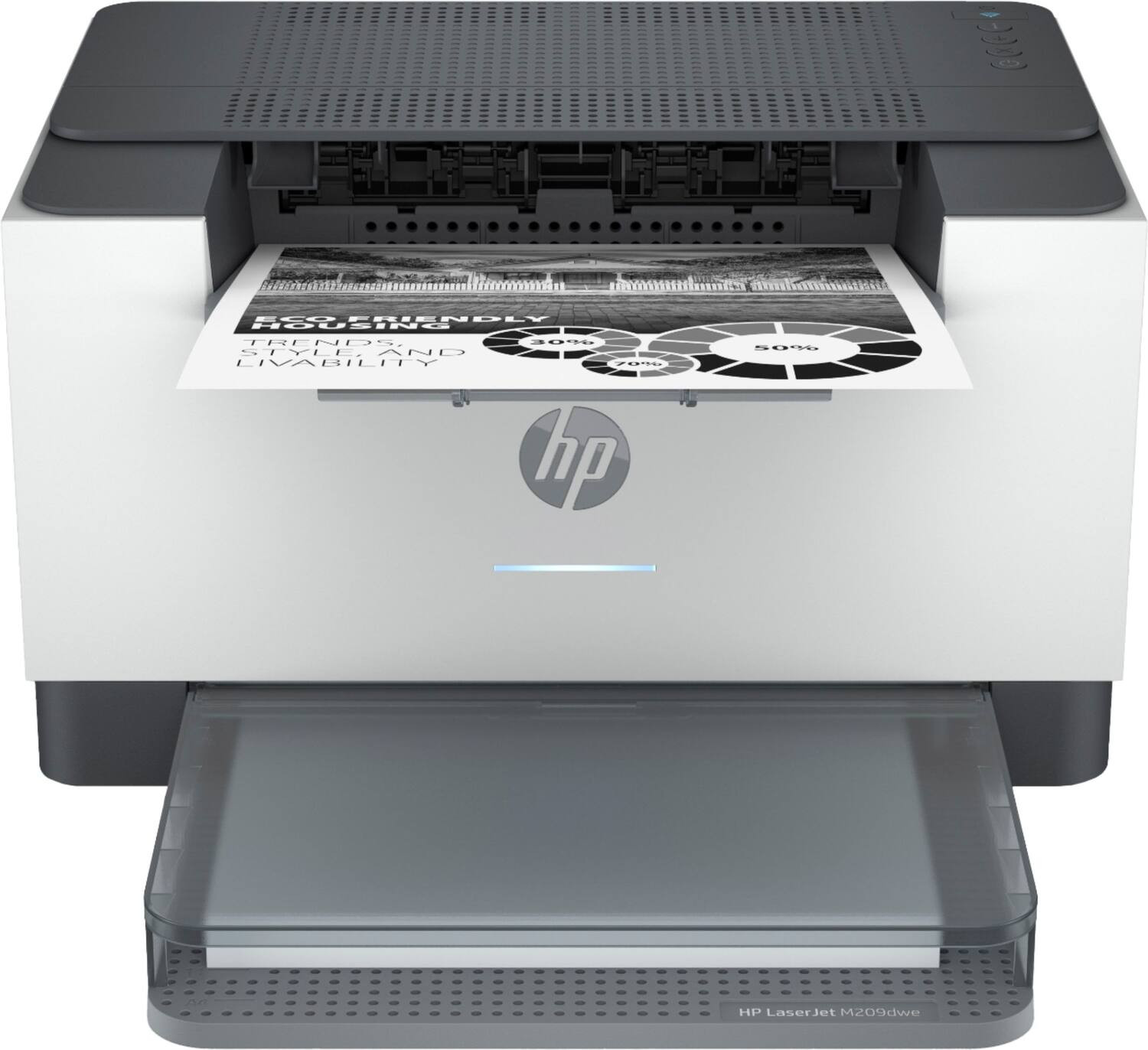 HP LaserJet M209dwe Wireless Black-and-White Laser Printer with 6 months of Toner through HP+ Whi... | Best Buy U.S.