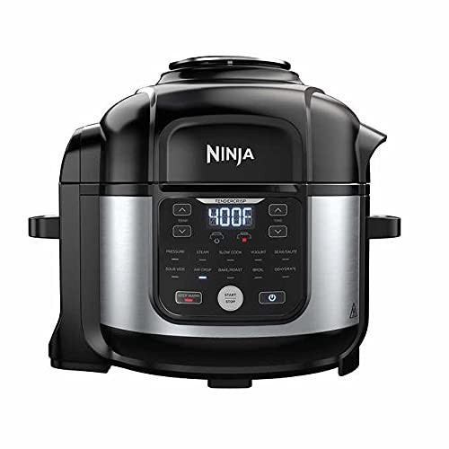 Ninja OS301/FD305CO Foodi 10-in-1 Pressure Cooker and Air Fryer with Nesting Broil Rack, 6.5-Quart C | Amazon (US)