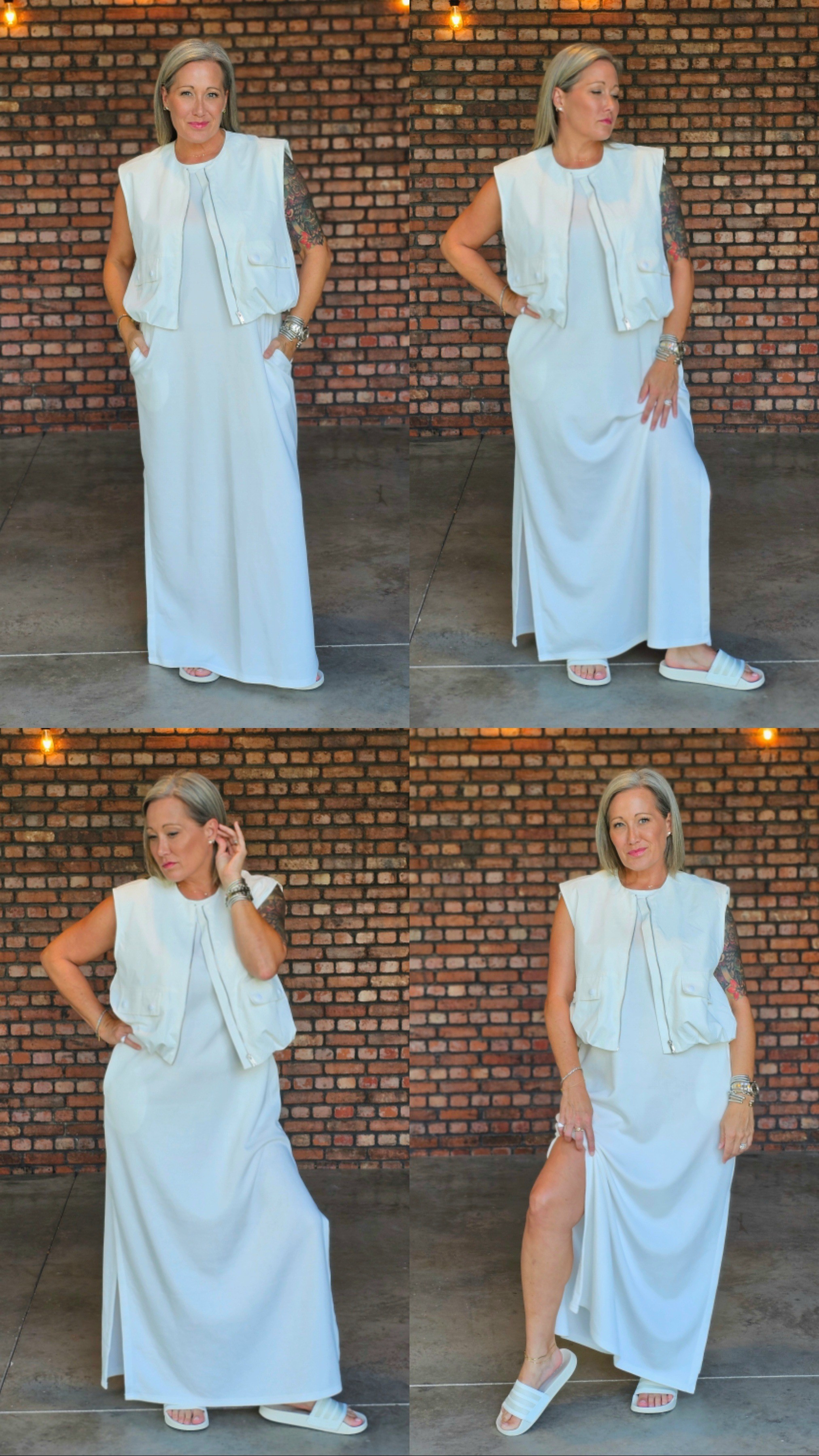 Such a perfect elevated throw on and go outfit. My favorite dress with a monochromatic vest to add a little detail and I just threw on some slide. Casual Chic is always fashionable!

5’6 160 XL in Dress, Med in Vest.

#LTKSeasonal #LTKOver40 #LTKMidsize