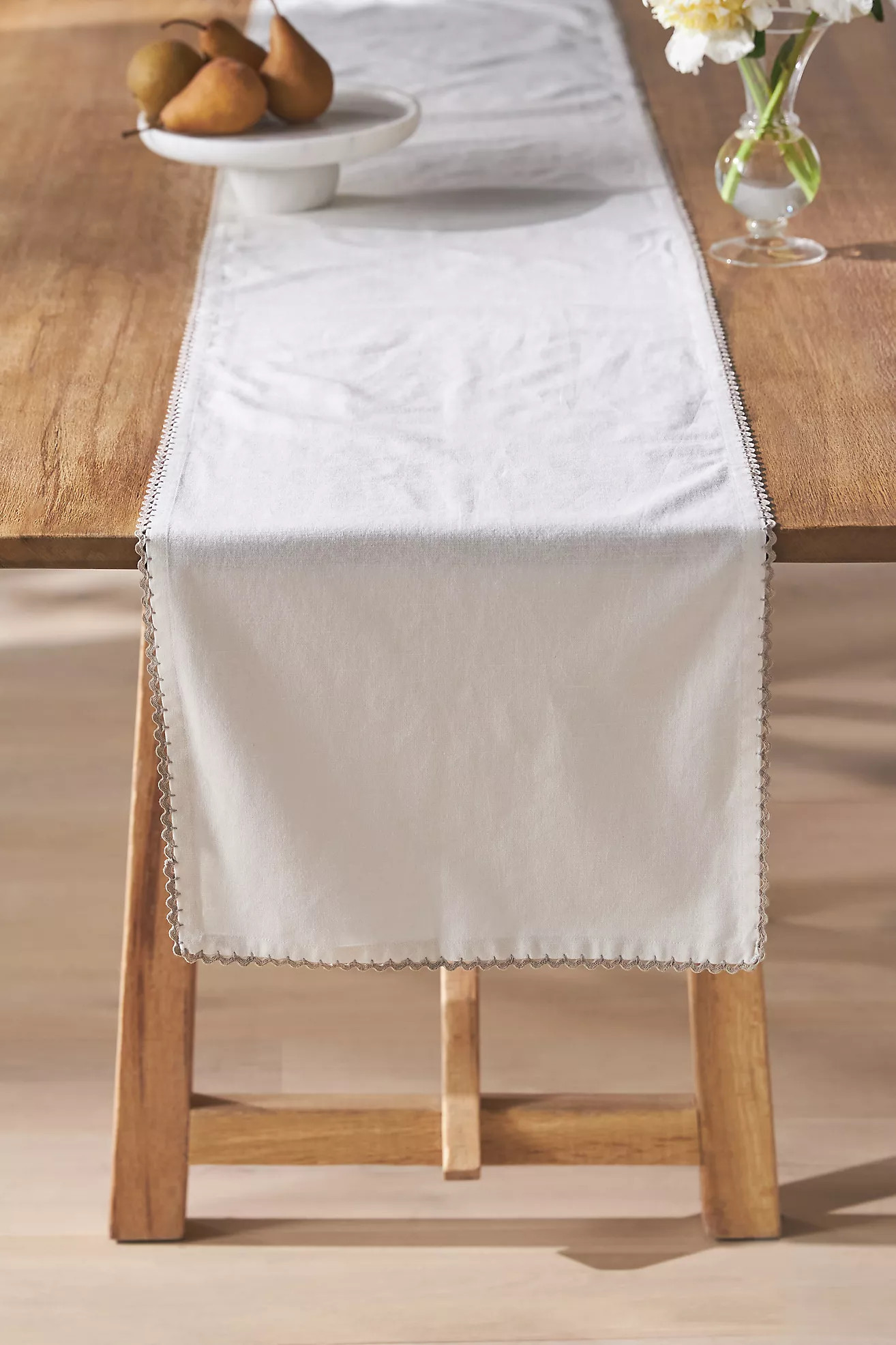 Ric Rac Cotton Table Runner | Anthropologie (US)