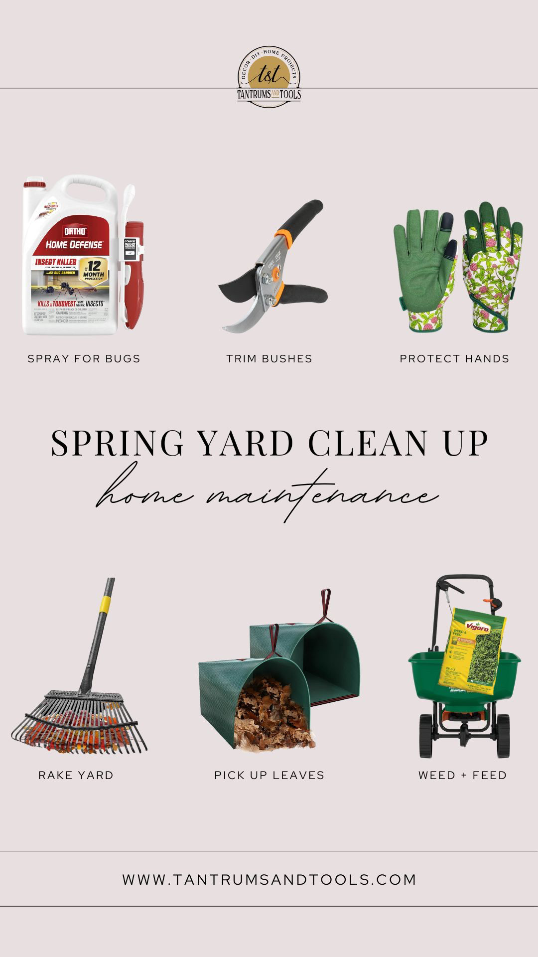 Spring yard clean-up is on! Owning a home isn’t always fun DIY project and pretty decor—it’s also raking leaves, trimming bushes, and getting your yard ready for the season. I linked my go-to tools that make the job easier. Head to the blog to find out my exact spring home maintenance routine: www.tantrumsandtools.com/spring-yard-clean-up 

gardening, garden tools, garden gloves, lawn care, rake, Home Depot, Fiskars, spring cleaning, outdoors 

 

#LTKSeasonal #LTKActive #LTKHome