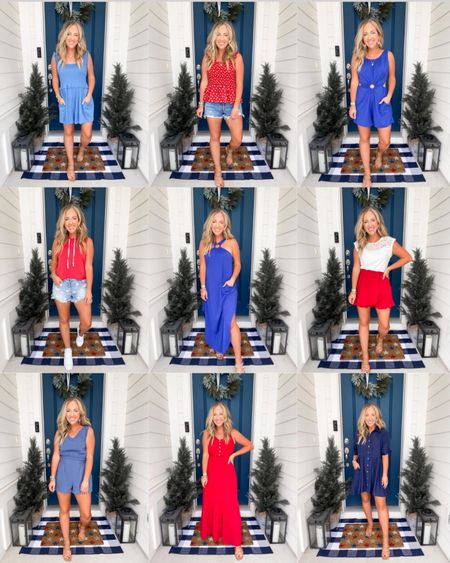 July 4th outfit, summer outfits, Amazon July 4th outfits, Amazon fashion Amazon finds wedding a small in everything but the two piece set is a medium & shorts are a medium

#LTKFindsUnder50 #LTKOver40