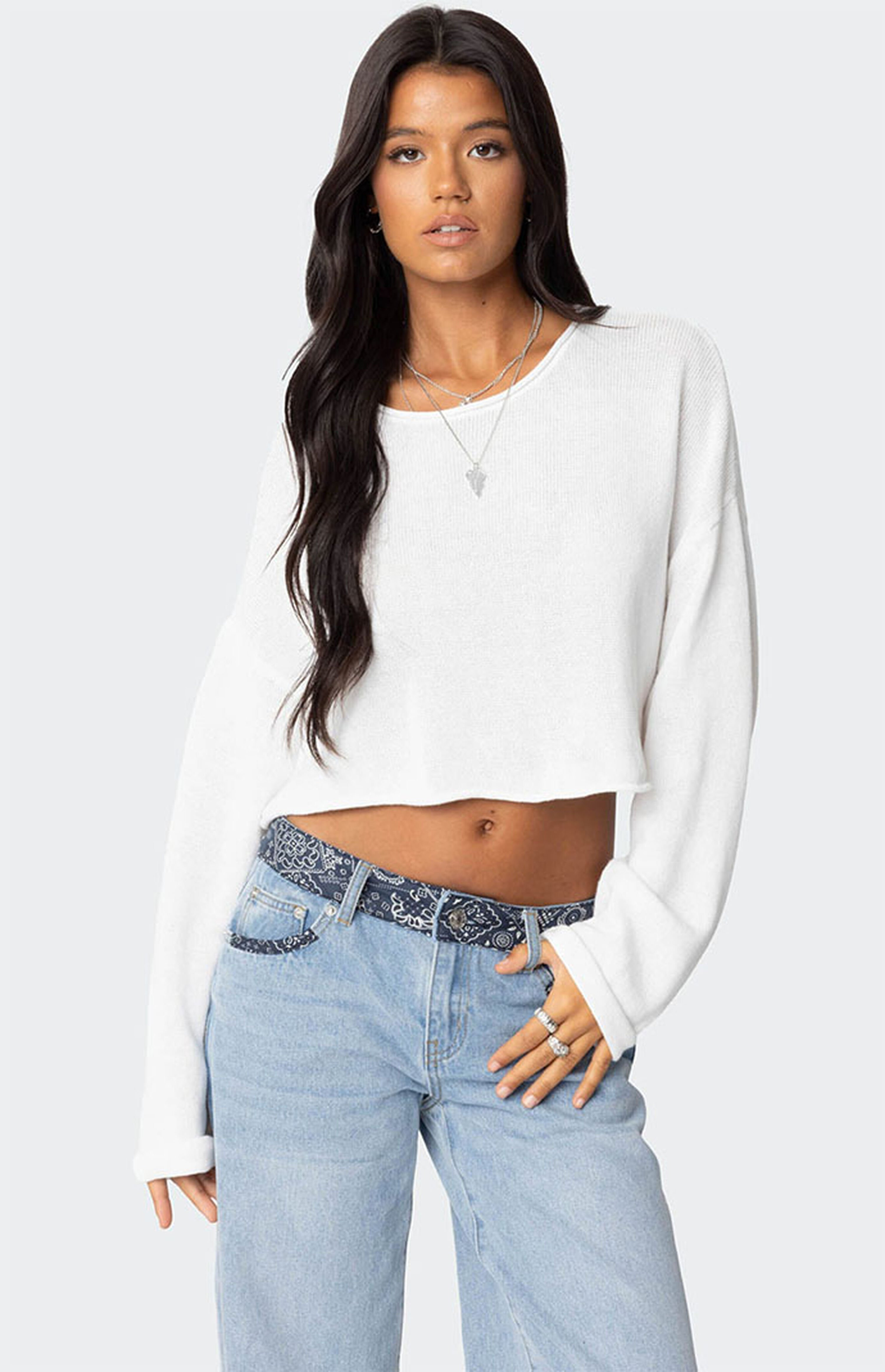 Edikted Shyrah Oversized Knit Top | PacSun