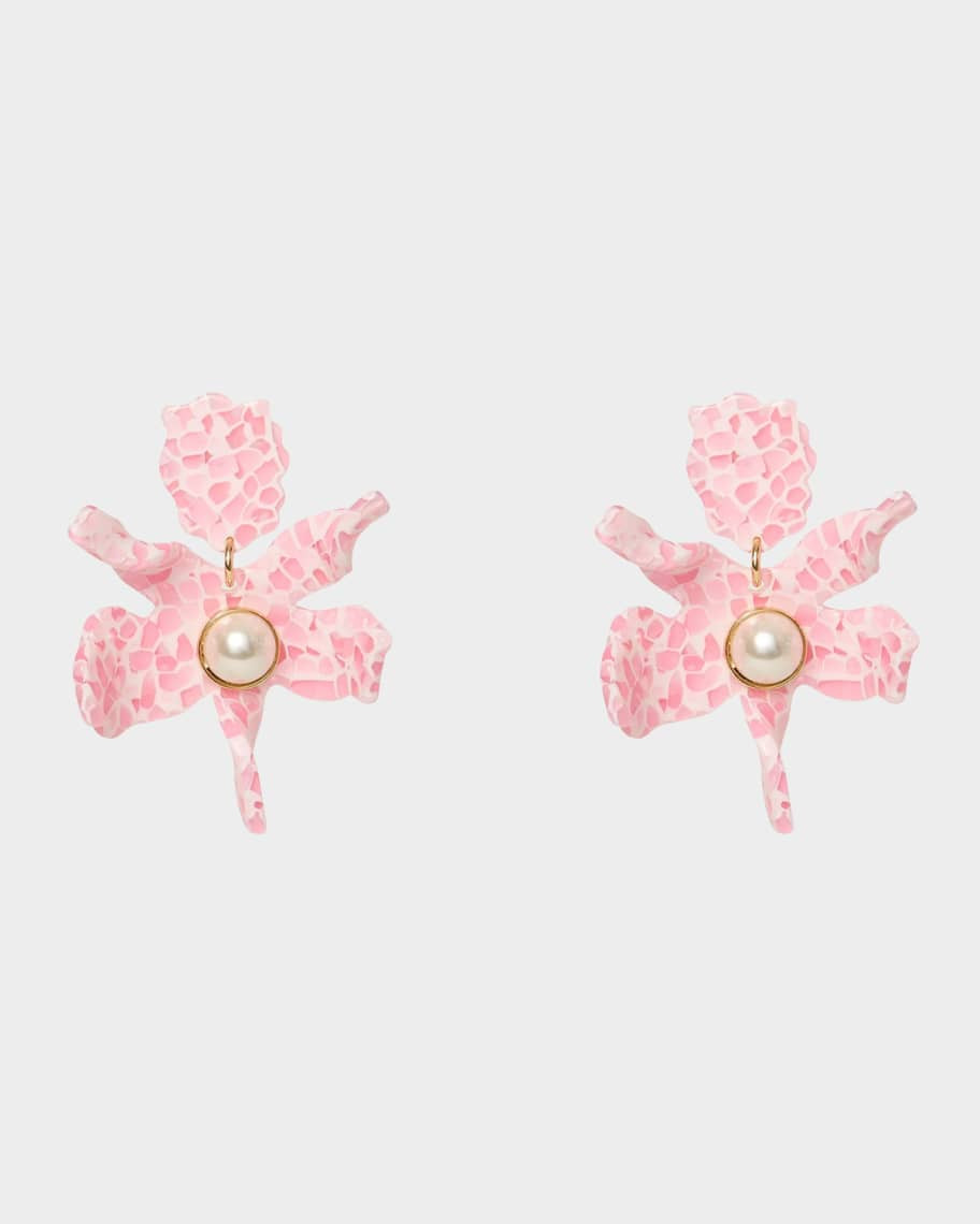 Small Pearly Lily Earrings | Neiman Marcus