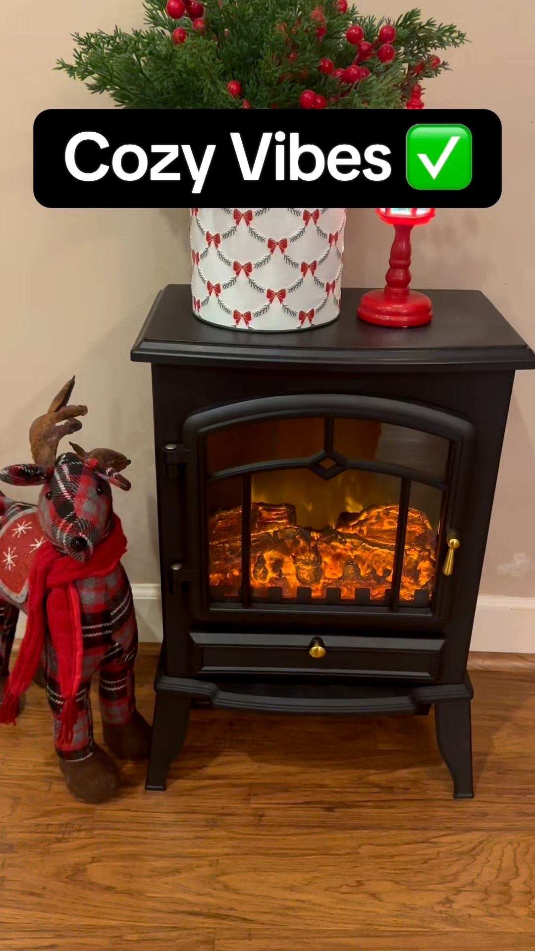 Get those cozy fireplace vibes in every room! 

#LTKSeasonal #LTKHoliday #LTKHome