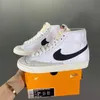 Nike new Blazer Mid 77 male and female pioneer high top board shoes retro campus couple sports | DHGate