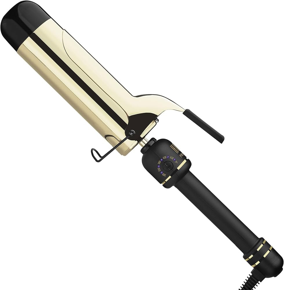 HOT TOOLS New and Improved 24K Gold Professional 2" Extended Barrel Curling Iron with Clamp for L... | Amazon (US)