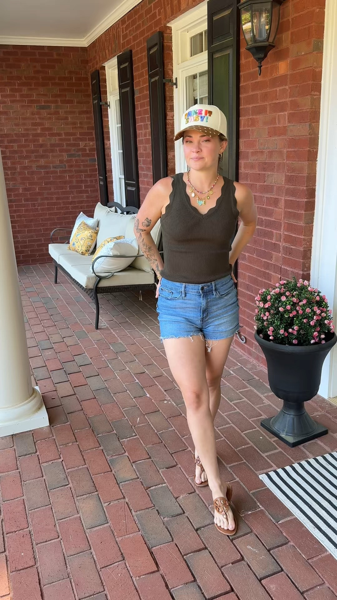 Perfect casual outfit for summer. 

Tank is small and bottoms and medium.

#LTKmomlife #LTKootd #LTKdayinmylife