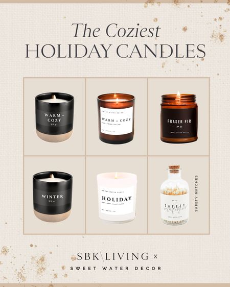 H O L I D A Y \ 5 cozy candles from my holidays collection with Sweet Water Decor! Perf for winter and Christmas gifts✨ 



#LTKhome #LTKunder50 #LTKHoliday
