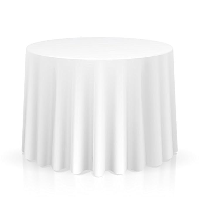 Lann's Linens - 70" Round Premium Tablecloth for Wedding/Banquet/Restaurant - Polyester Fabric Table | Amazon (US)