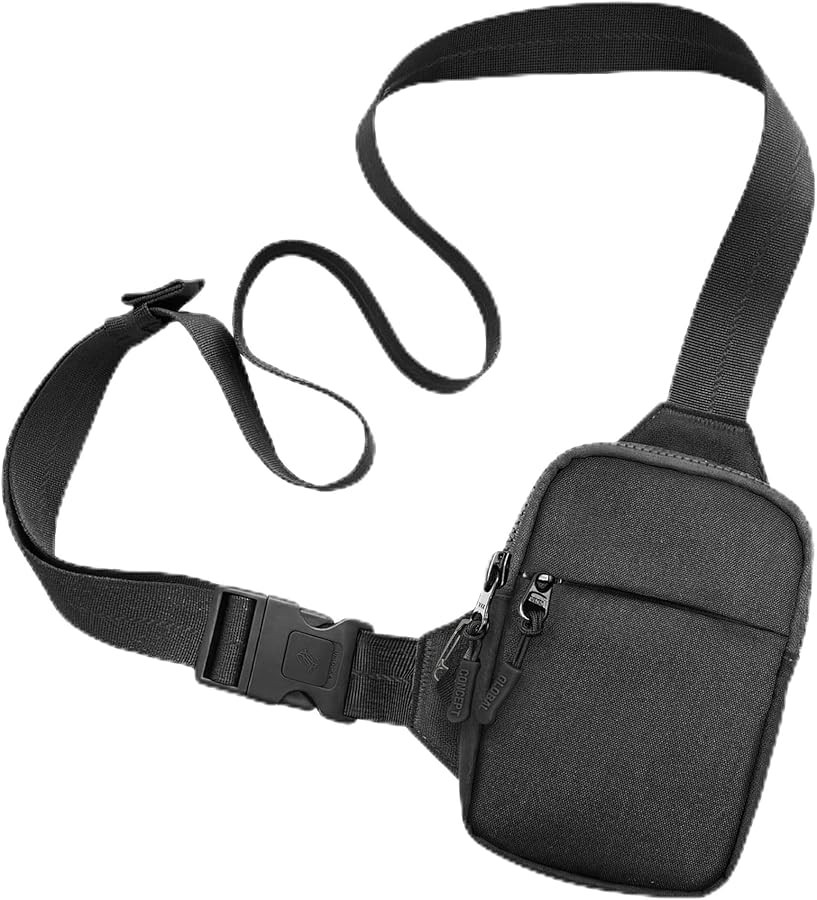 Travel Sling Bag 2.0 for Men & Women - Water Resistant Crossbody Multipocket Chest Bag with Anti-... | Amazon (US)