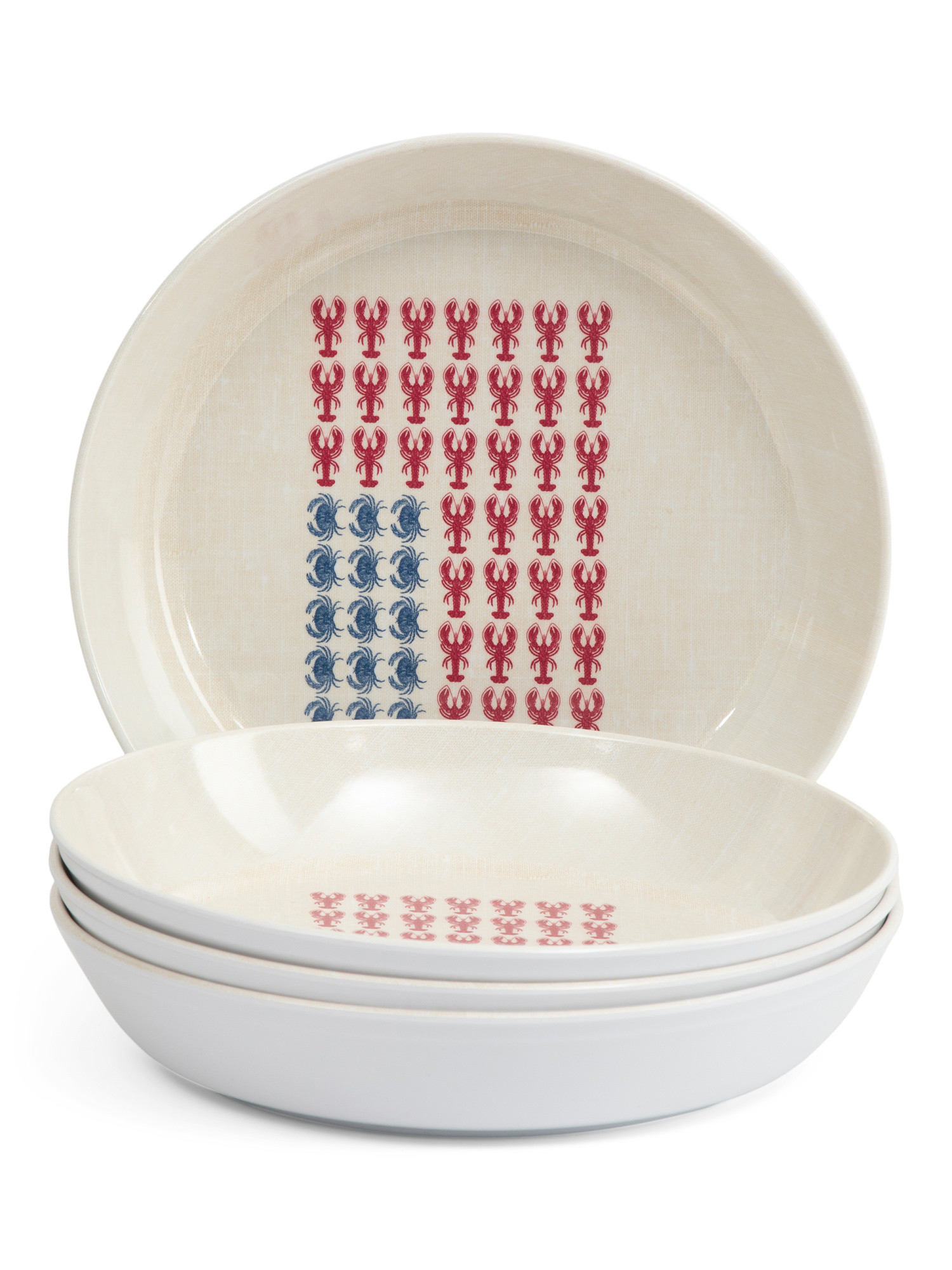 Set Of 4 Melamine Coupe Dinner Bowls | TJ Maxx
