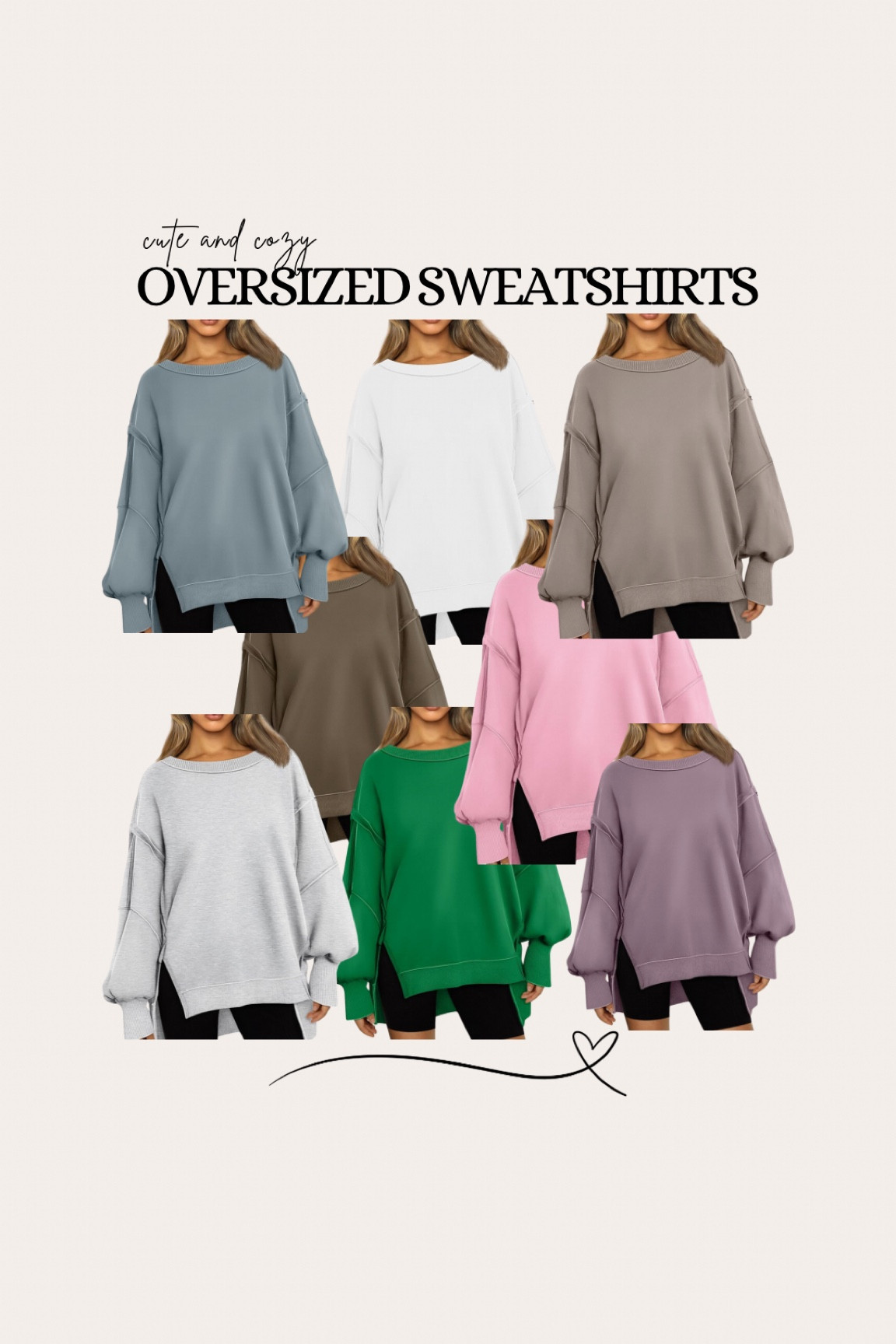 In love with these oversized sweatshirts from Amazon!🙌🏼 On sale (plus a COUPON!!!) making them only $20.  High quality thick fabric, flattering fit!

Fall outfit | Fall sweatshirt | Cozy fall