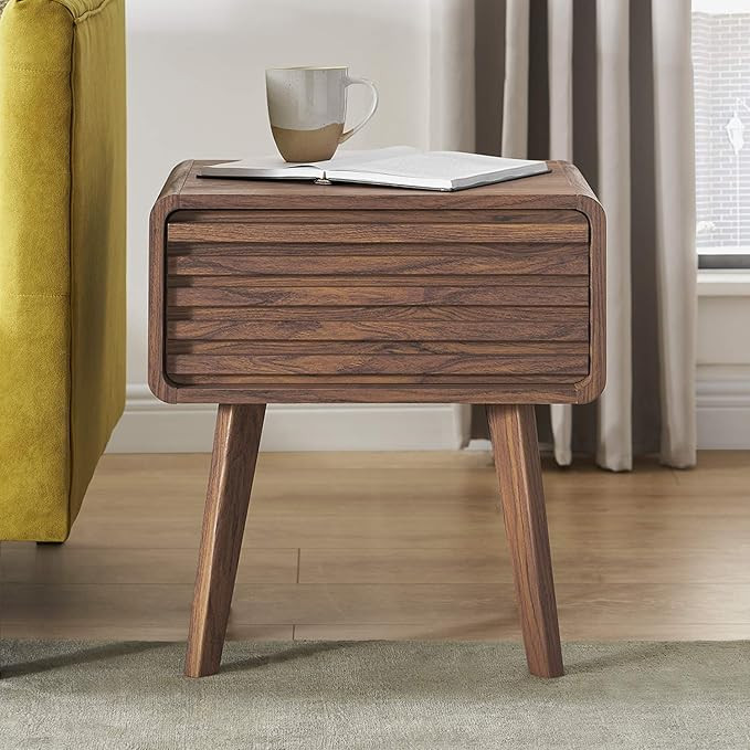 mopio Ensley Night Stand, Side Table, End Table, Mid Century Modern Nightstand, Bedside Tables, S... | Amazon (US)