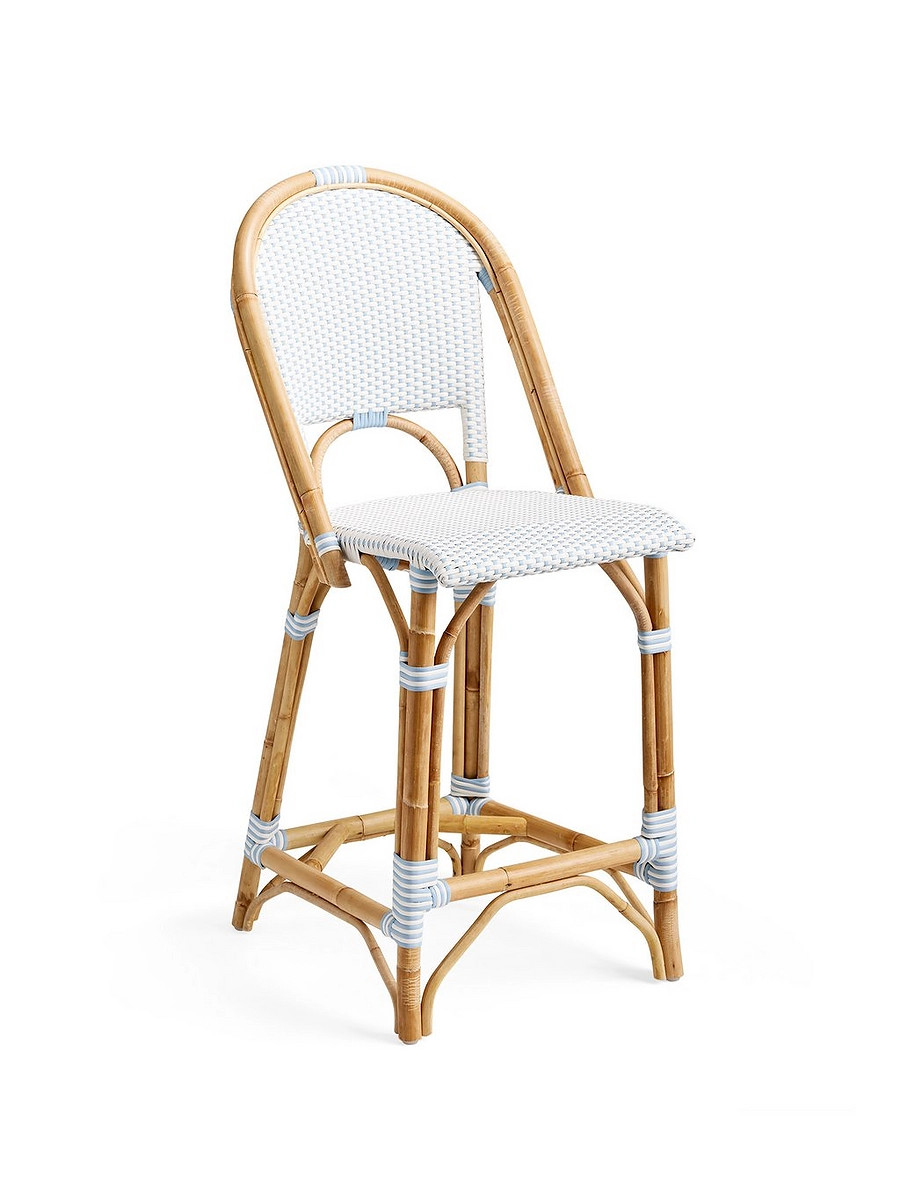 Riviera Rattan Bar & Counter Stools | Serena and Lily