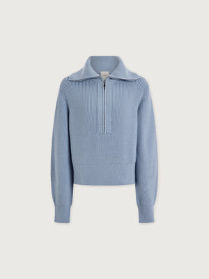 Maura Half Zip Rib Knit | Varley UK, Caramel Pecan / XS | Varley UK