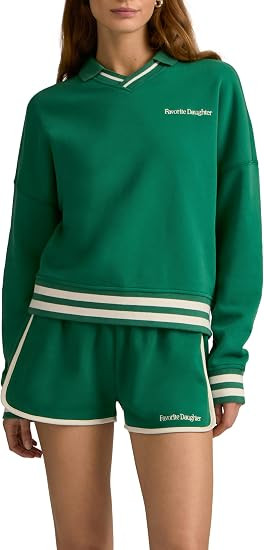 Favorite Daughter Women's Ivy League Rugby Sweatshirt | Amazon (US)