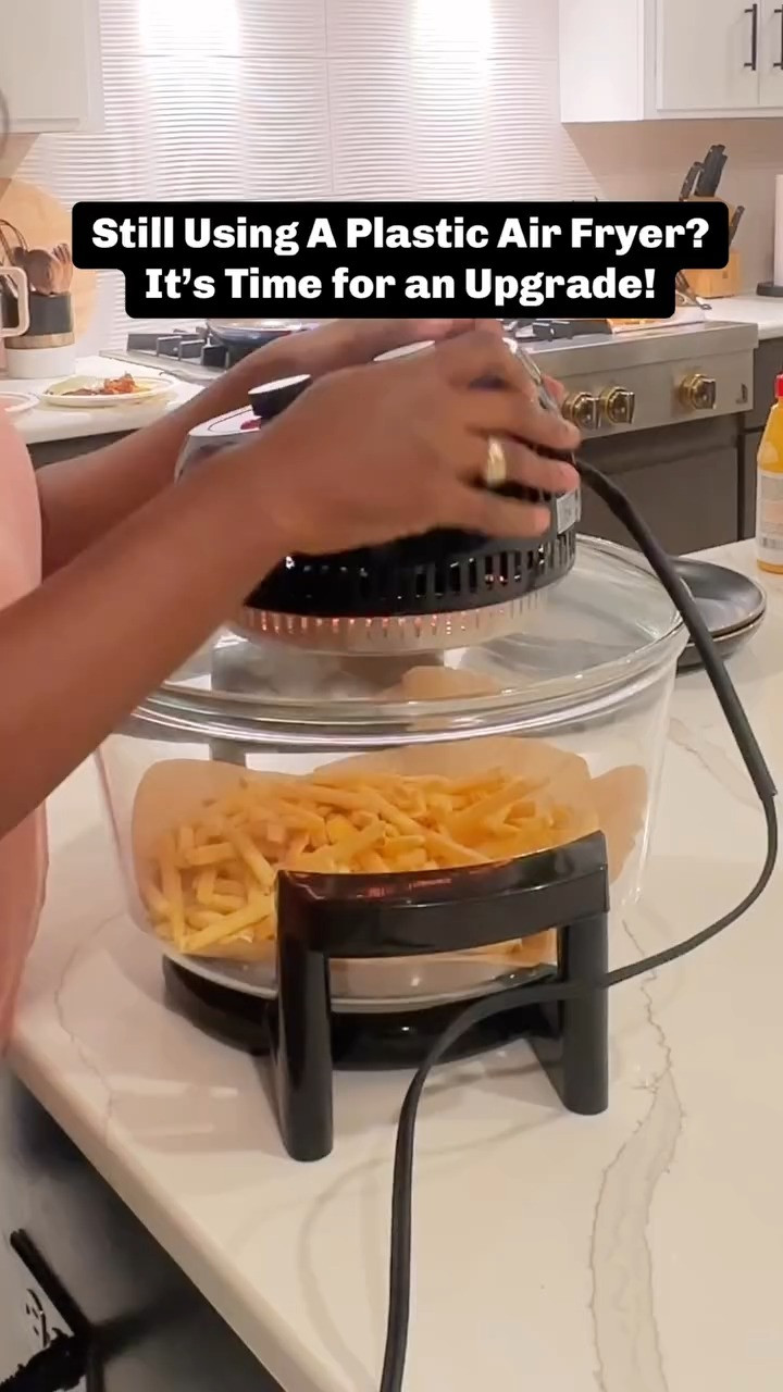 Upgraded to a glass air fryer and it instantly changed my cooking game.

Being able to see my food as it cooks means no guessing, no overcooking—just perfect crisp every time. Less oil, more control, and way better results on everything from fries to chicken.

Simple switch, big upgrade. ✨ 

 #LTKHome