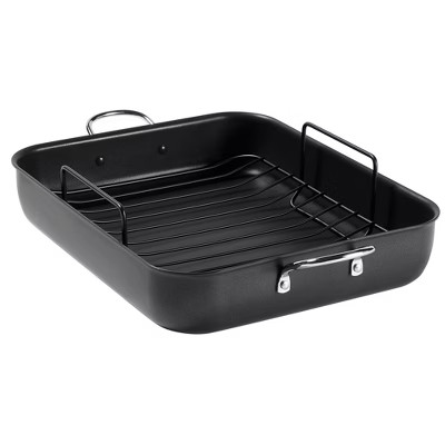 T-Fal Simply Cook 13"x16" Nonstick Roaster Black | Target