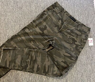 Women’s Sanctuary Camouflage Camo Raw Hem Pants Size 27 | eBay US