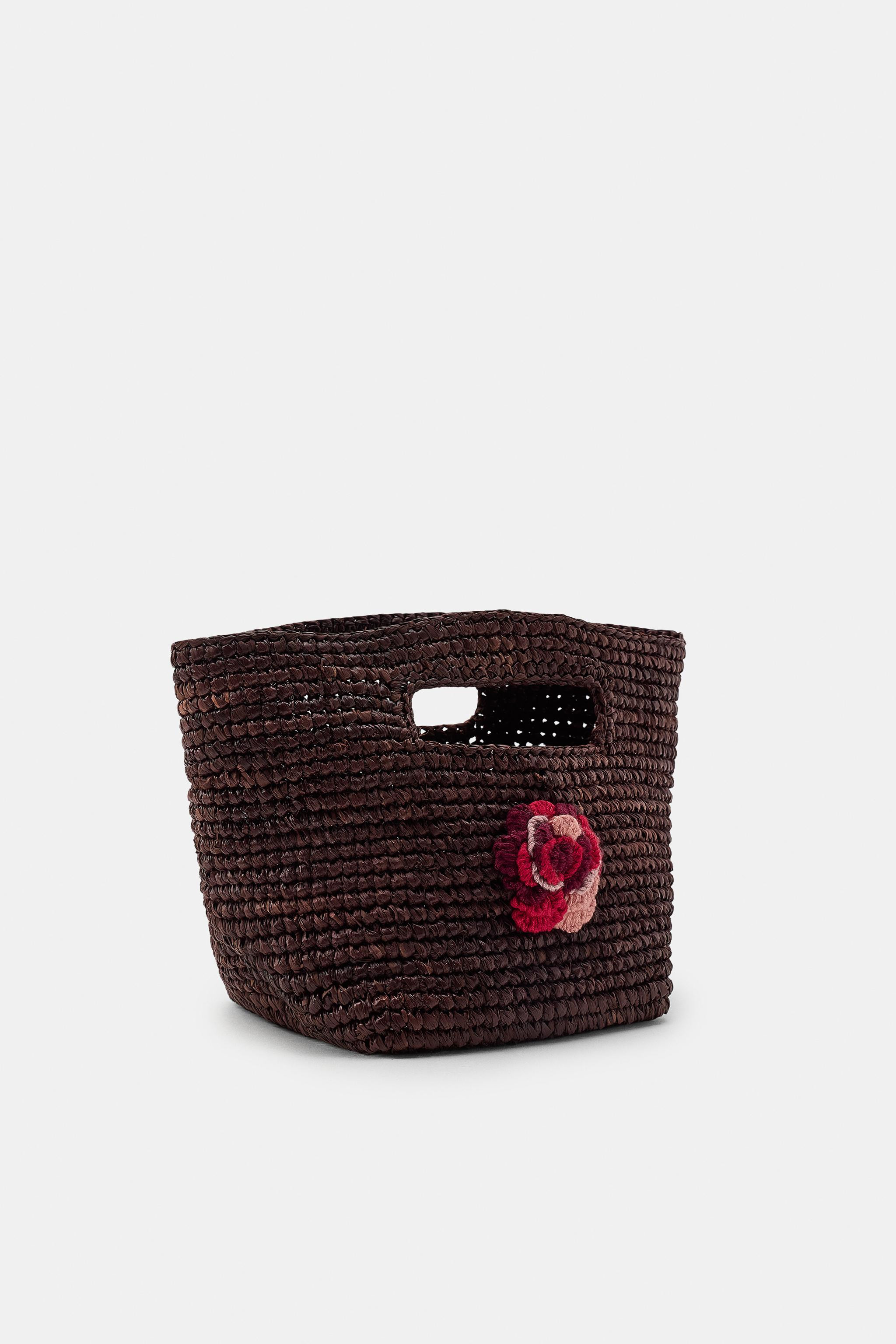 MINI CROCHET RAFFIA BAG | Zara US
