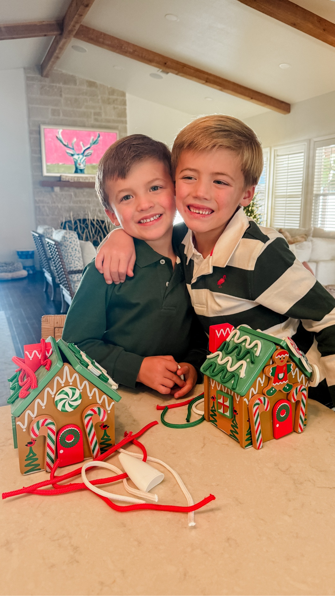The cutest activity 🥺🎄
The boys immediately tore into these Melissa & Doug gingerbread houses when they arrived and had the best time. I love a holiday activity that keeps them busy, feels festive, and isn’t a disaster to clean up 😂
Under $15 today and such a fun thing they can redo all month long! 

#LTKSaleAlert #LTKFindsUnder50 #LTKHoliday