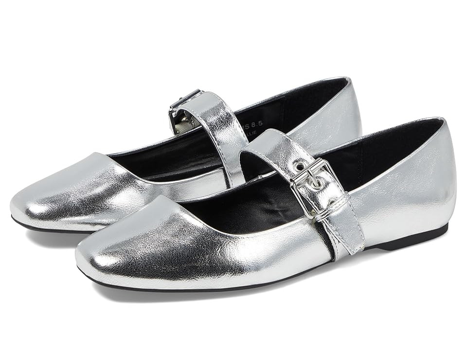 DV by Dolce Vita Mellie Women's Flat Shoes Silver : 6.5 M | Zappos