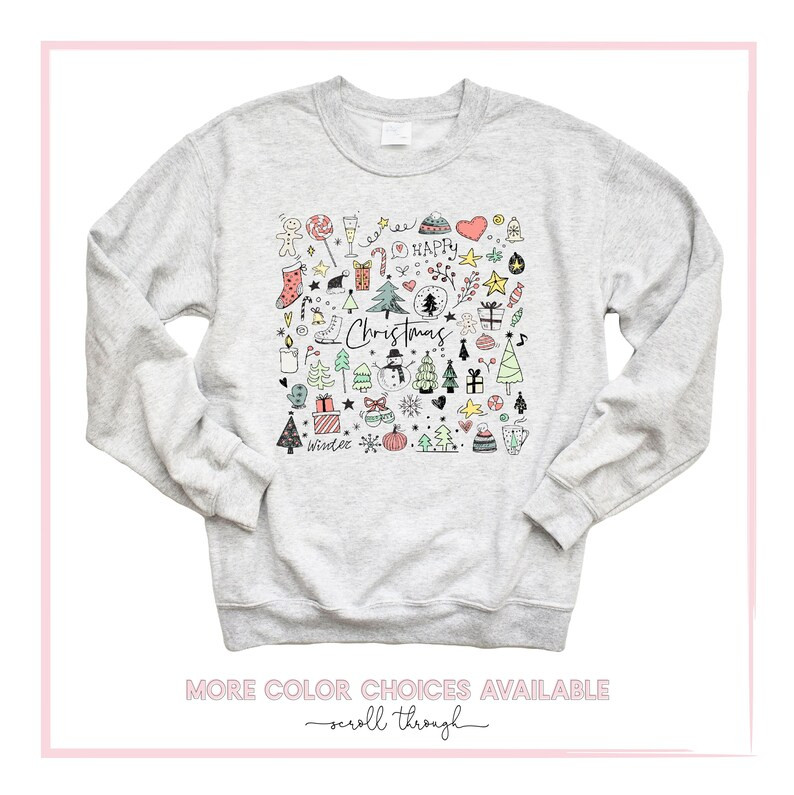 Christmas Sweatshirt,Cute Crewneck Sweater,Cozy Christmas Movie Pullover,Classic Christmas Tee,Ho... | Etsy (US)