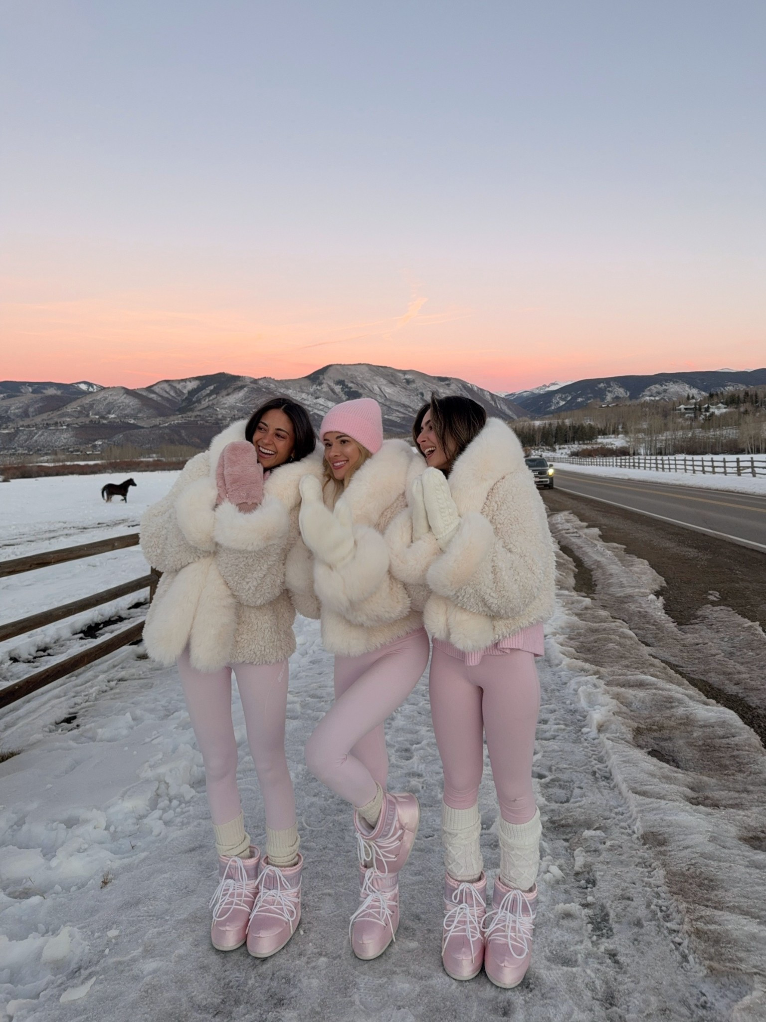 Little marshmallows!!! Perfect winter snow outfit ❄️🤍☃️💕 #snow #fauxfur 

#LTKootd #LTKActive #LTKSeasonal