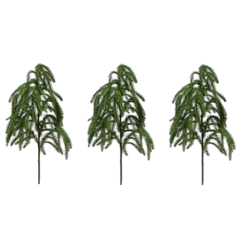 Green Pine Christmas Decoration Pick, 24 inches, 3 Piece, by My Texas House | Walmart (US)