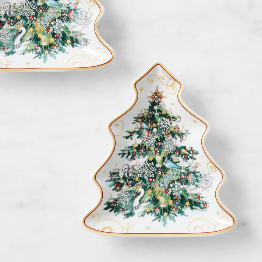 Williams Sonoma ‘Twas Figural Tree Appetiser Plate | Fortnum & Mason