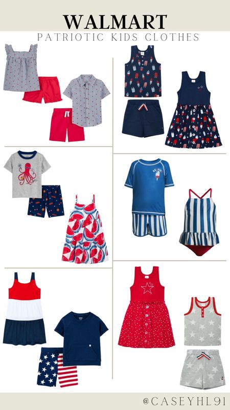 Walmart Patriotic kids clothes! Great for Memorial Day and Independence Day! 

#LTKfindsunder50 #LTKbaby #LTKkids
