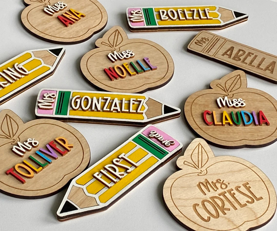 Personalized Teacher Magnet Teacher Pencil Magnet Teacher - Etsy | Etsy (US)