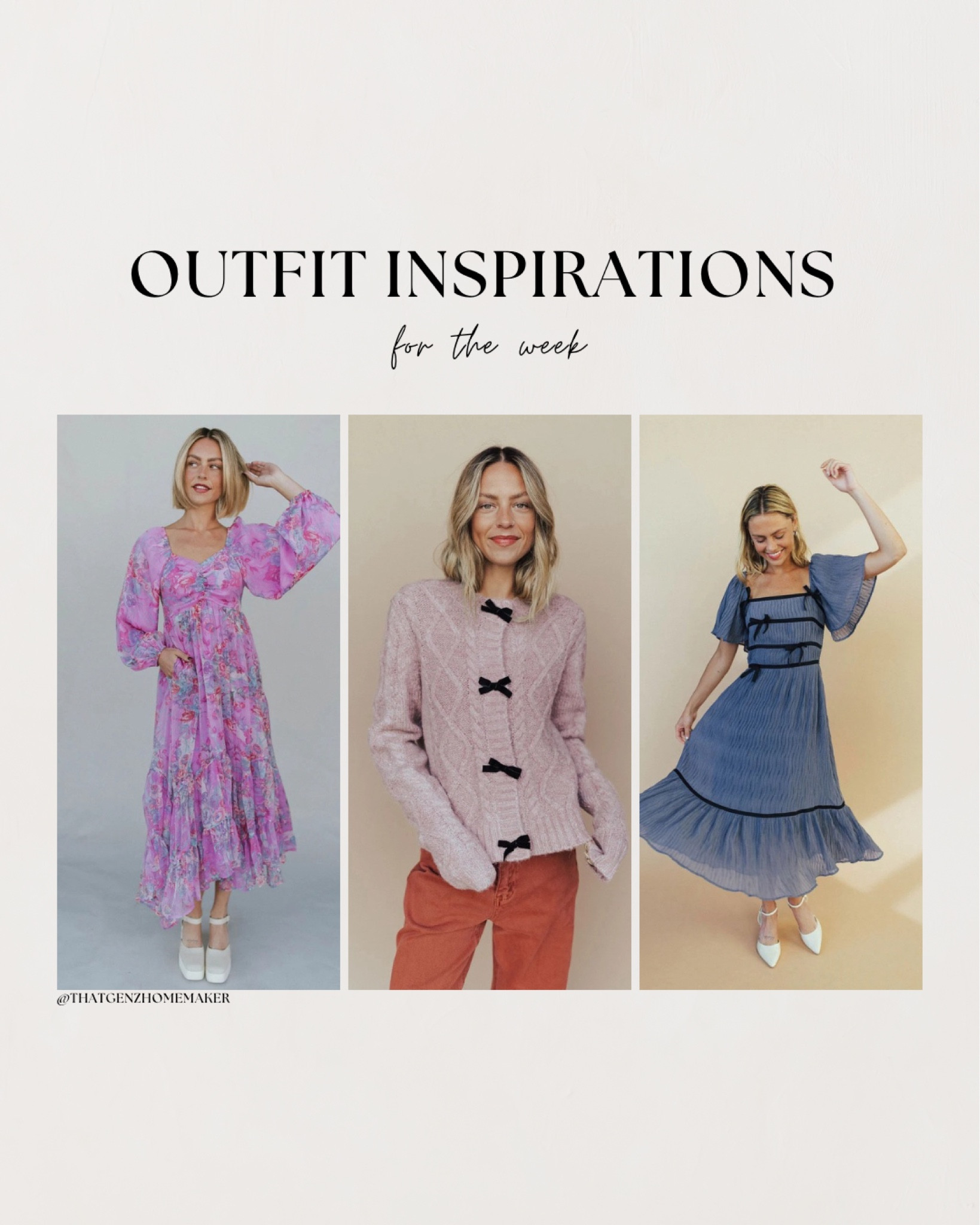 outfit inspirations for the season (depending on where you live and how cold it actually is😂)



#LTKStyleTip #LTKSeasonal #LTKFindsUnder100