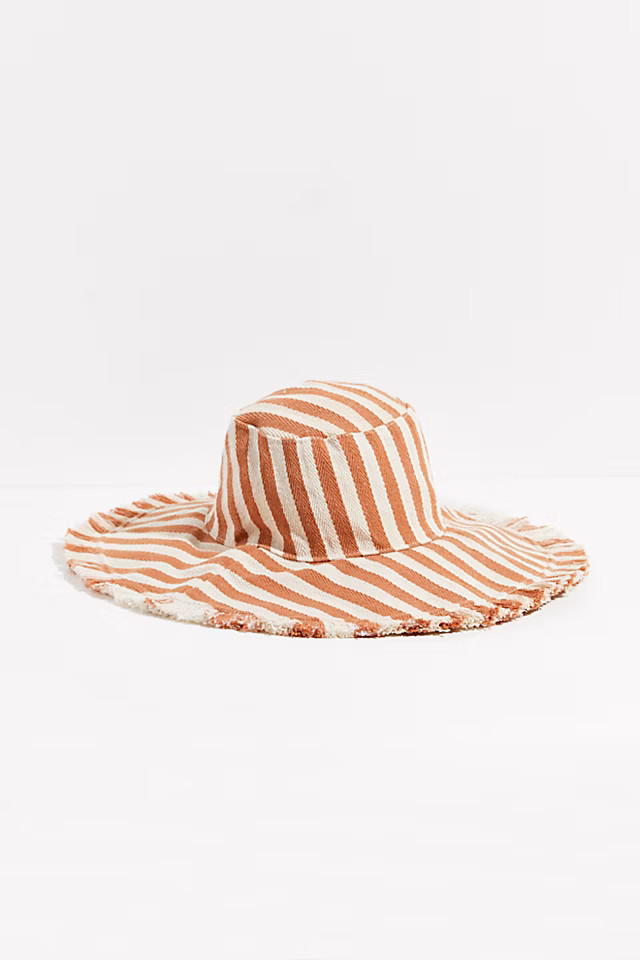 Seaside Stripe Frayed Bucket Hat | Free People (Global - UK&FR Excluded)