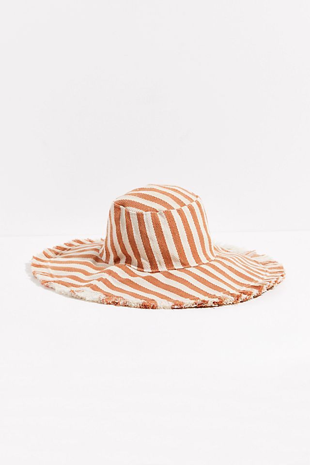 Seaside Stripe Frayed Bucket Hat | Free People (Global - UK&FR Excluded)