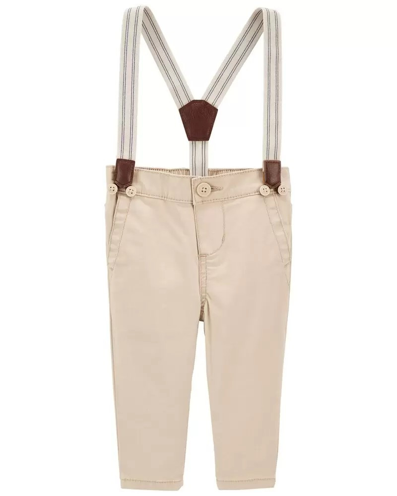 Stretch Suspender Pants | Carter's