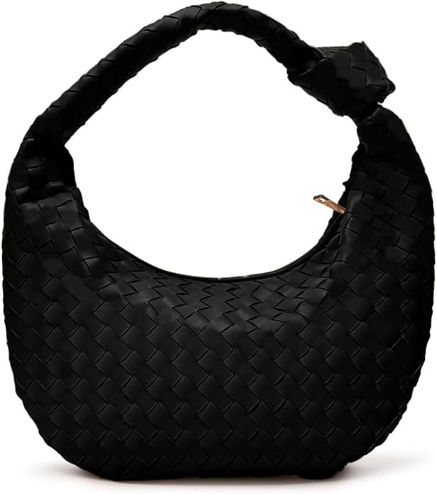 Woven Purse - Woven Tote bag for Women - Knotted Large Slouchy Hobo Shoulder Handbags - Soft Vega... | Amazon (US)