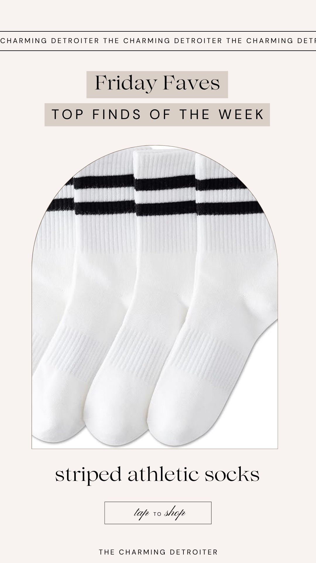 Striped athletic socks varley dupe

#LTKFindsUnder50 #LTKActive #LTKStyleTip