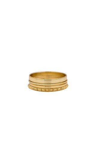 Stacking Ring Set in Gold | Revolve Clothing (Global)