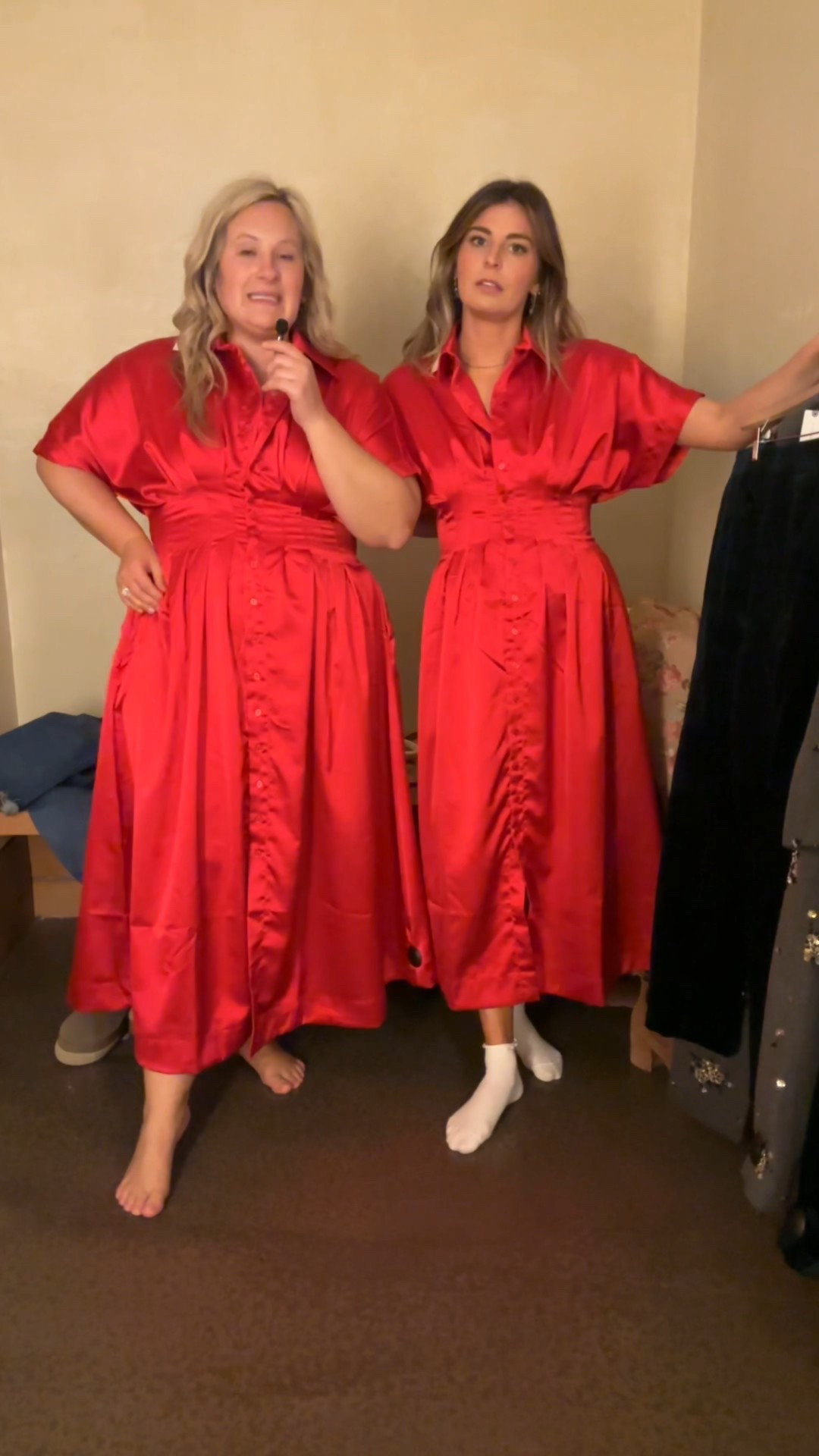 This red dress is so good for The holidays from@anthropologie #anthropartner #ad