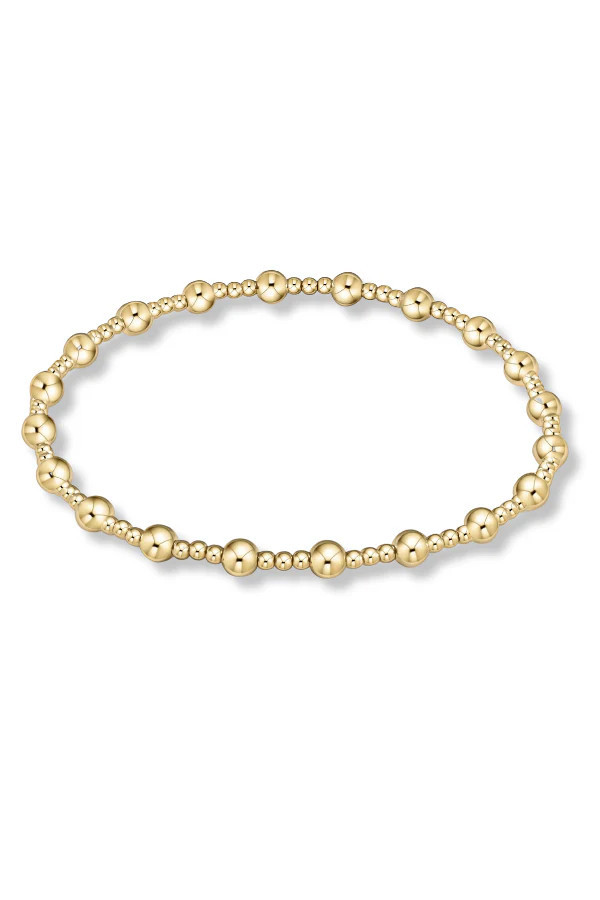 enewton Classic Sincerity Pattern 4mm Gold Bead Bracelet | The Willow Tree