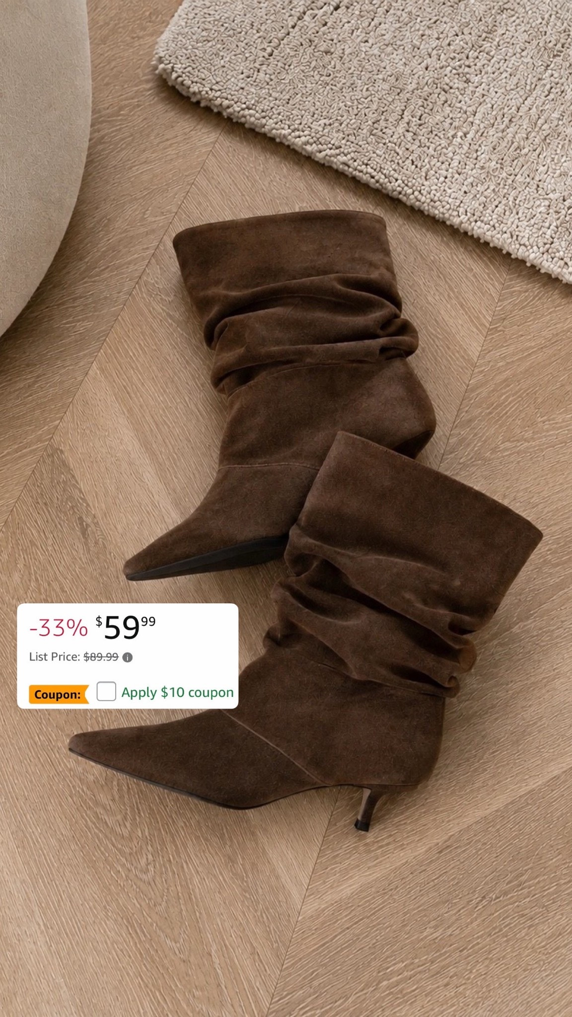 The boots of fall 🤎🍂 These chocolate brown suede booties are the perfect way to transition into fall — obsessed with the slouchy silhouette, pointed toe + kitten heel. So chic with denim, dresses, skirts + all the neutral fall layers.

fall boots | brown suede boots | slouchy boots | fall shoes | women’s fall fashion | fall outfit ideas | neutral style | fall trends 2026 | everyday boots | chic fall style

#LTKSaleAlert #LTKSeasonal #LTKootd