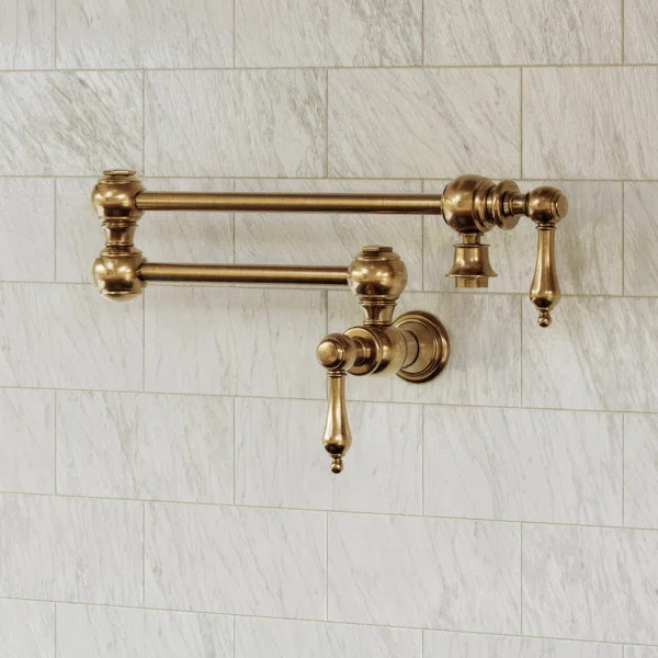 Whitehaus Collection Wall Mount Retractable Swing Spout Pot Filler | Wayfair North America