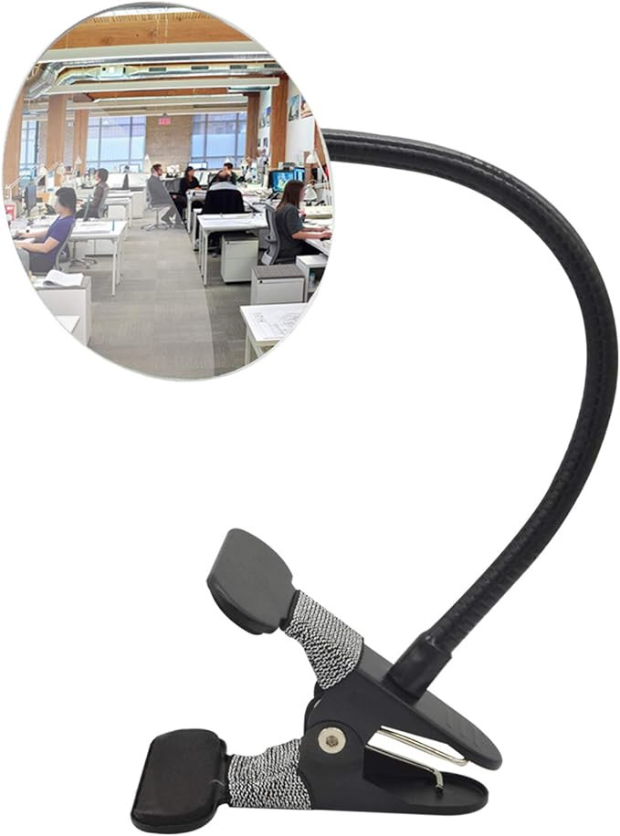 Ampper Clip On Security Mirror, Convex Cubicle Mirror for Personal Safety and Security Desk Rear ... | Amazon (US)