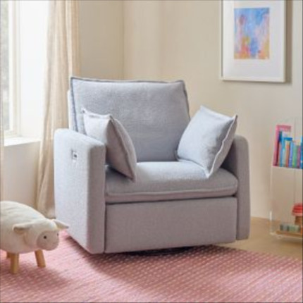 Paxton Pillow Manual & Power Swivel Glider Recliner