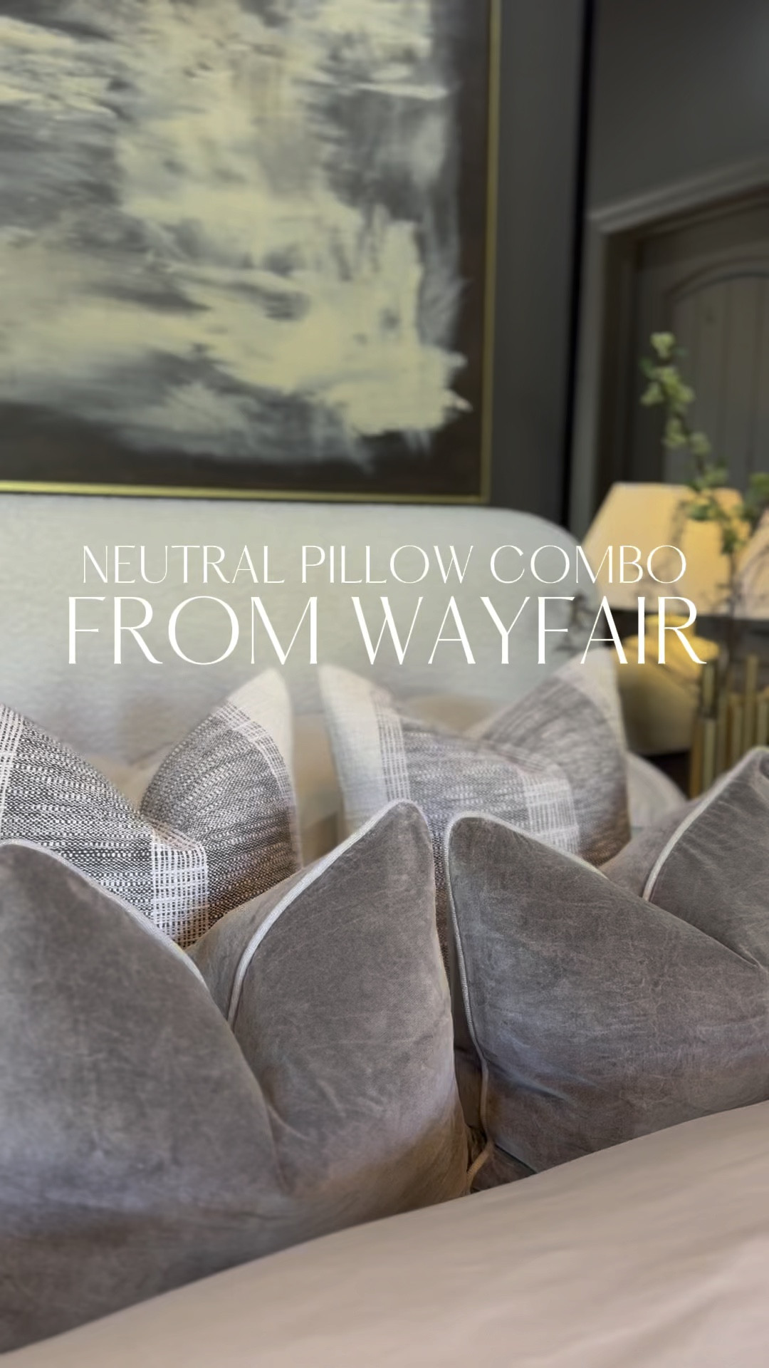 The most beautiful Neutral Pillow Combo for a bedroom or living area. 

#wayfairpartner #wayfair #wayfairfinds #wayfairhome @wayfair #neautralpillows #throwpillows #decorativepillows 

#LTKFindsUnder100 #LTKFindsUnder50 #LTKHome