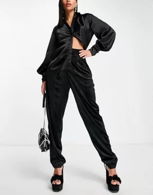 Vero Moda velvet blazer in black - part of a set | ASOS (Global)